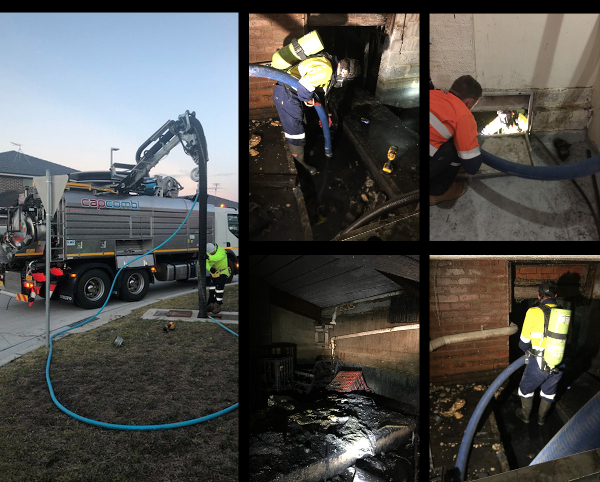 HYDROJET VACUUM Combination Truck service Sydney by HYDRAULICA